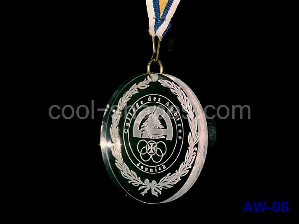 school acrylic medallion customized, SAUDI ARABIA medallion, awards KSA