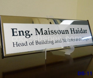 door sign office sign wall sign stainless steel frame, SAUDI ARABIA office sign