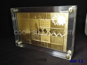 brass money bill gold plated gift item, SAUDI ARABIA gift item