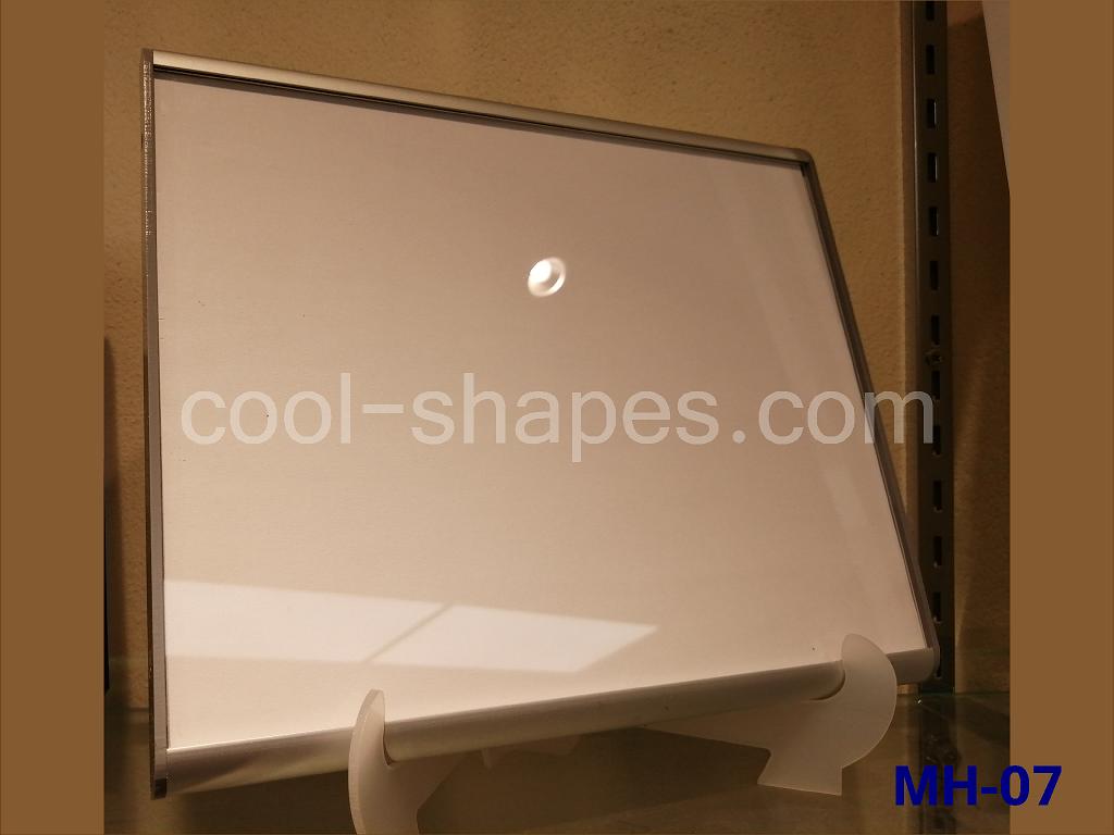 aluminum frame plexiglas face menu holder, display menu KSA