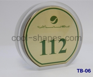 restaurants table number rotana cafe customized silver plated, ROTANA table number