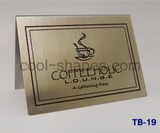 customized table number restaurants hotels stainless steel