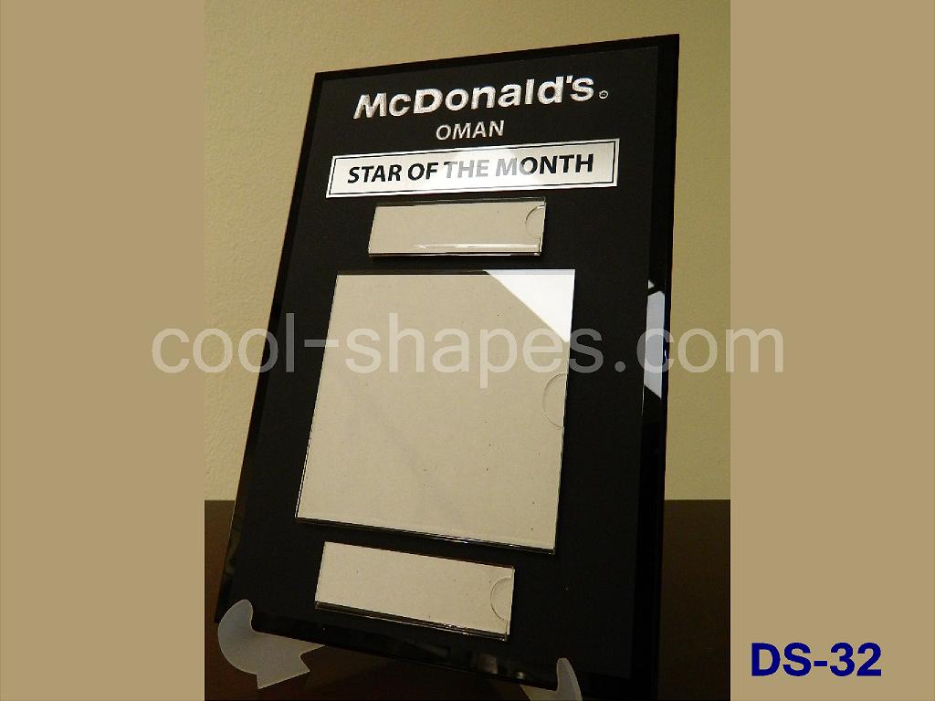 McDonald plexiglass menu holder sign, McDonald KSA