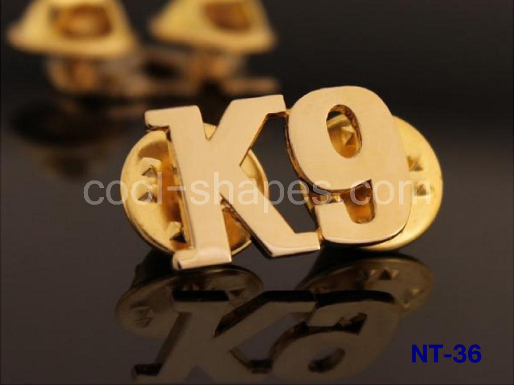 gold plated customized pin silver plated