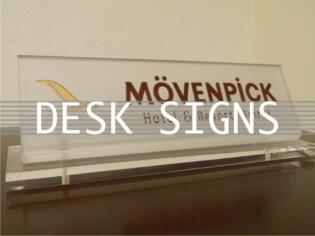 Desk Signs